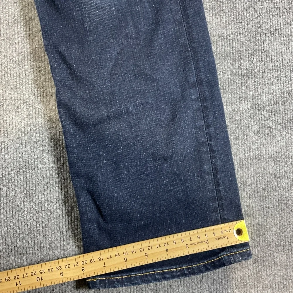 Polo Ralph Lauren Varick Slim Straight Jeans Mens 35x30 Dark Wash Stretch Denim